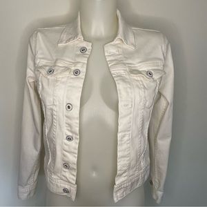 Ag Adriano Goldschmied Robyn Denim Jacket White Size XS